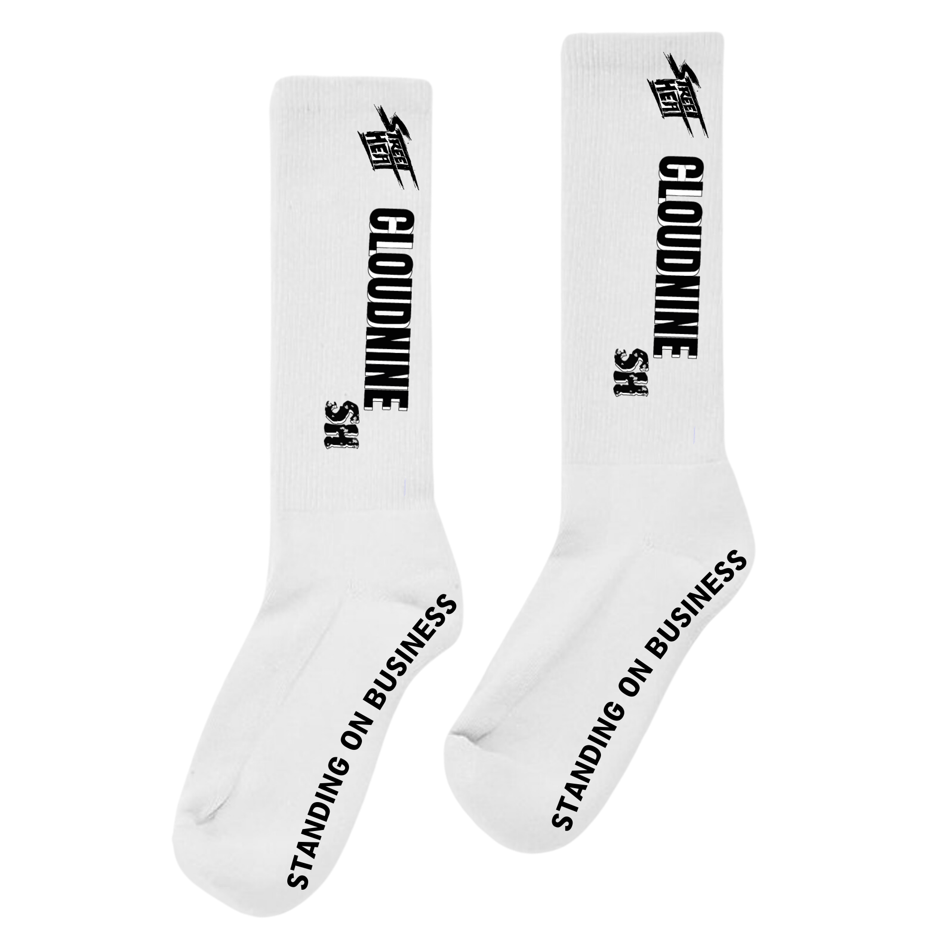 Standing.On.Business Socks - StreetHeat 2 for 14.99 - CloudNineStreetHeat