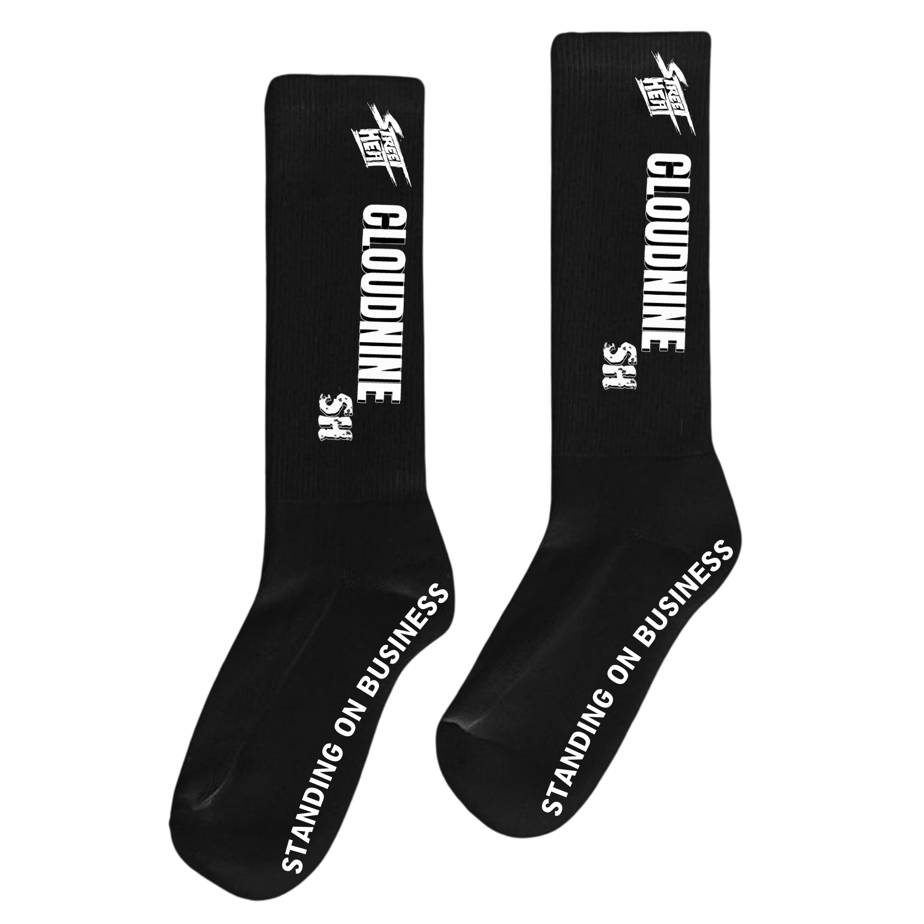 Standing.On.Business Socks - StreetHeat 2 for 14.99 - CloudNineStreetHeat