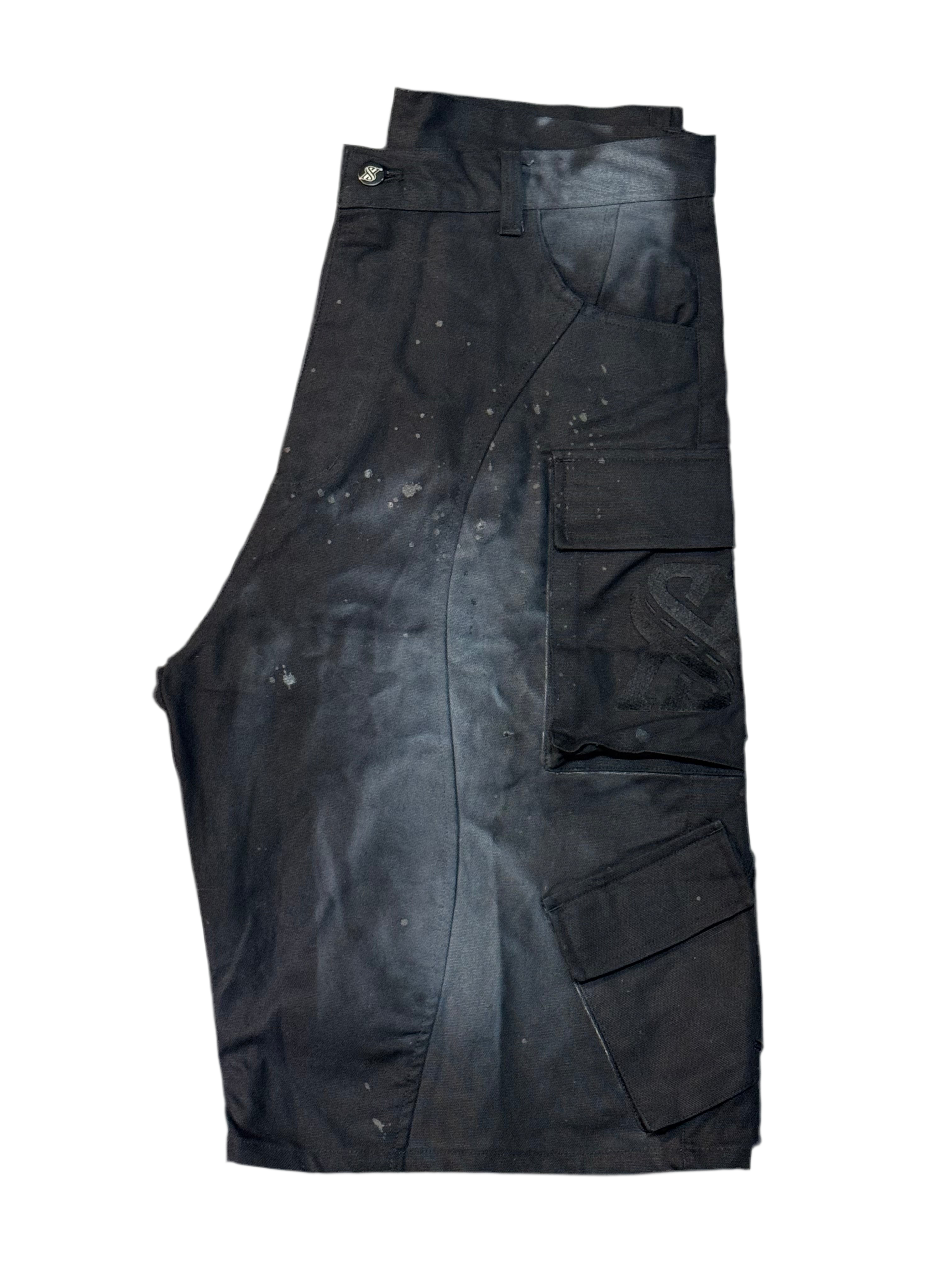 Twill Canvas Cargo Shorts