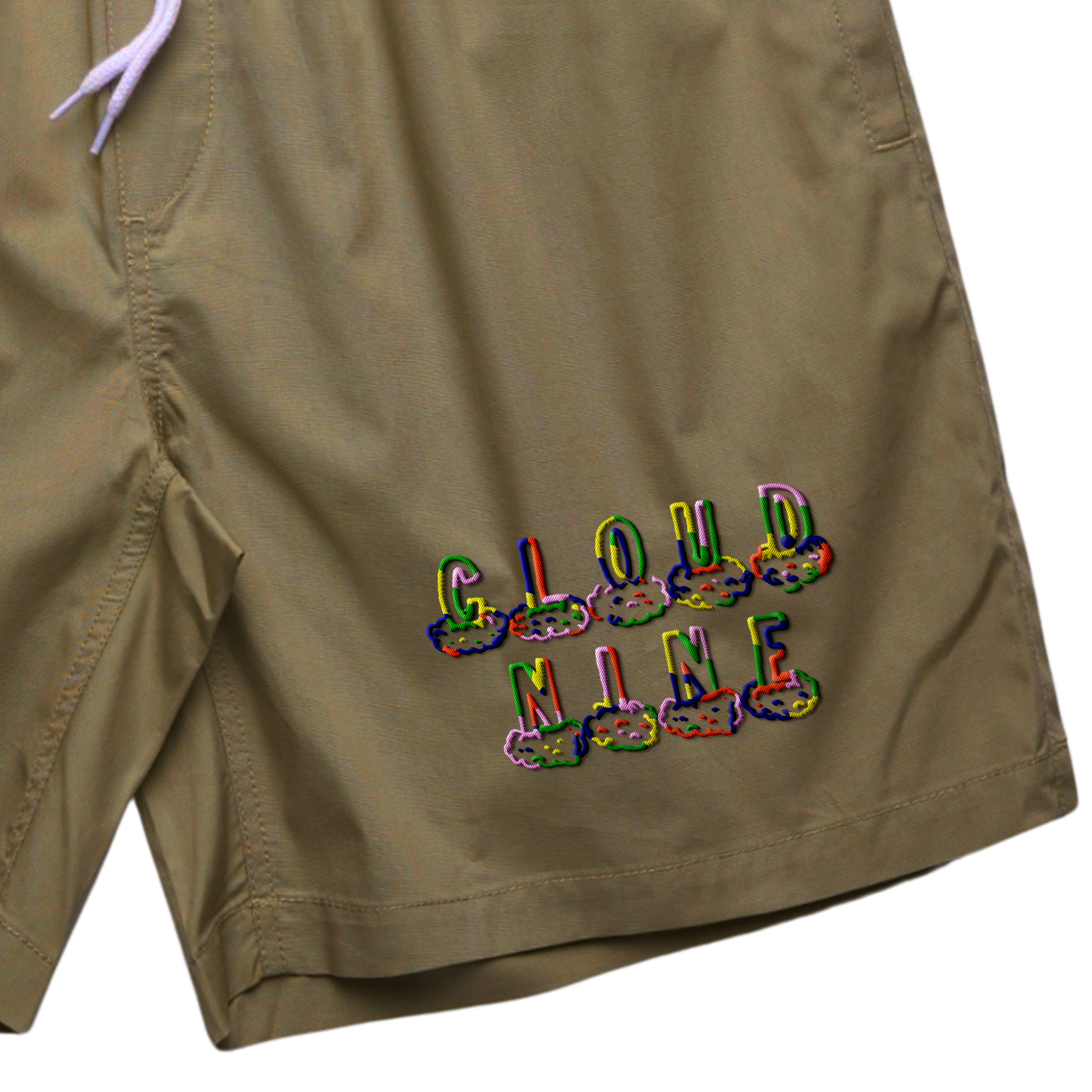 Cloud Nine Board Shorts Tan - CloudNineStreetHeat