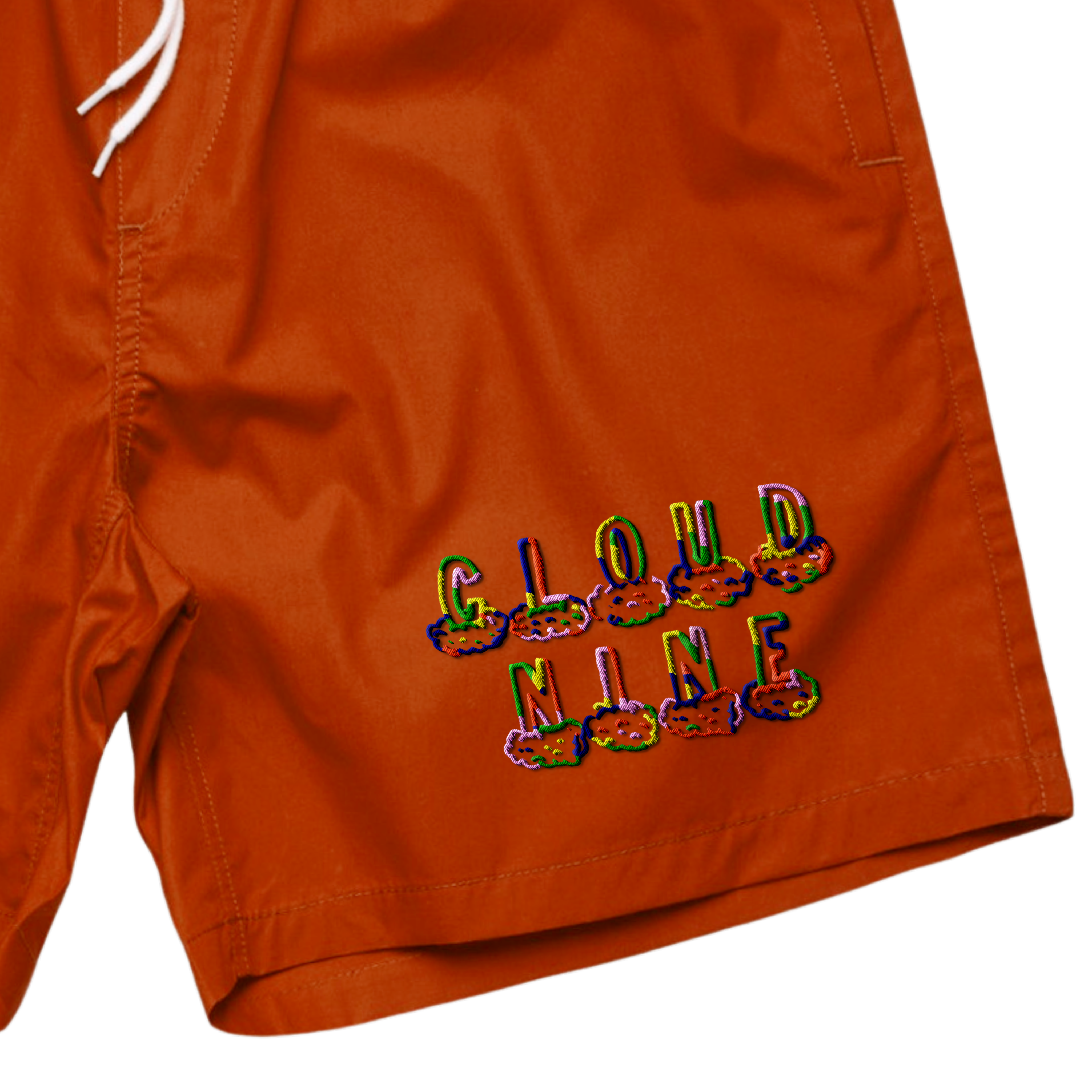 Cloud Nine Board Shorts Orange - CloudNineStreetHeat