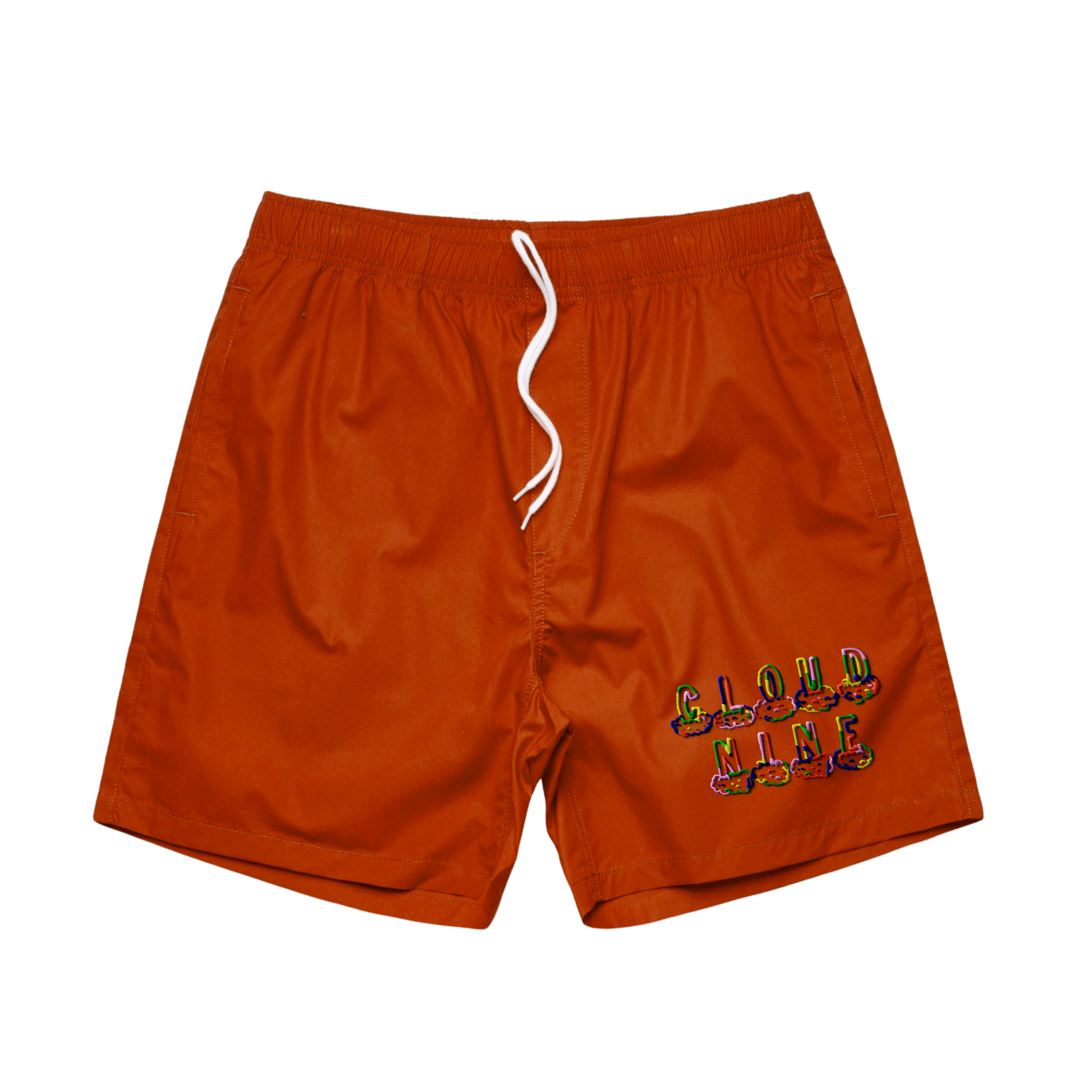 Cloud Nine Board Shorts Orange - CloudNineStreetHeat